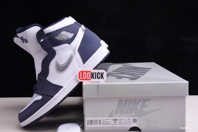 One Kick (2020) DC1788-100 Jordan AIR Midnight Navy High Retro 1 0807